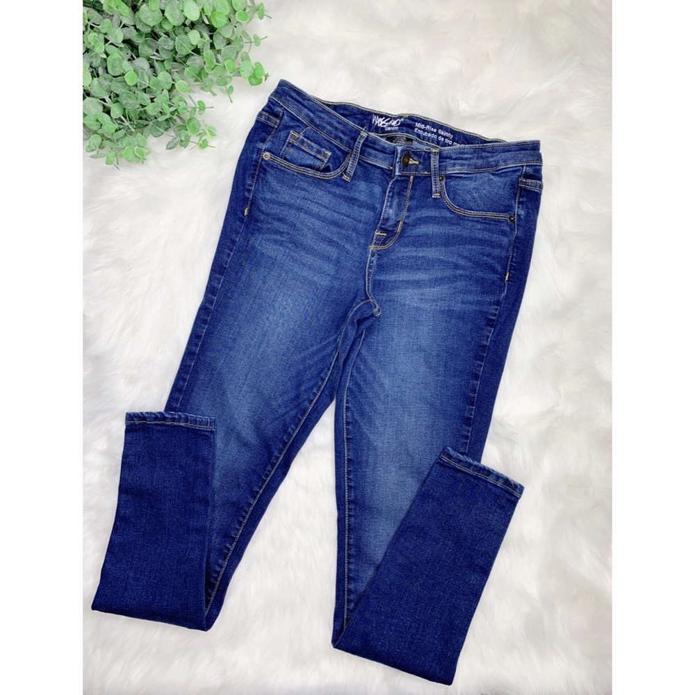 Mossimo Supply Co Mid Rise Stretch Skinny Jeans 25 - Picture 1 of 5